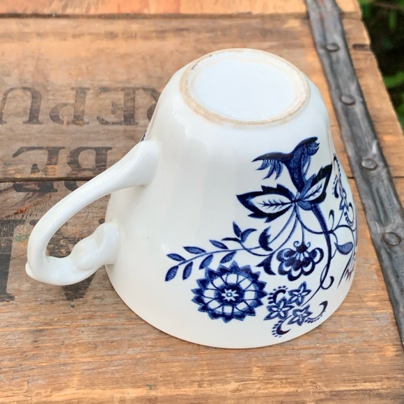 Mid Century Vtg Discontinued J G Meakin England Blue Nordic Ironstone Teacup - Picture 9 of 12